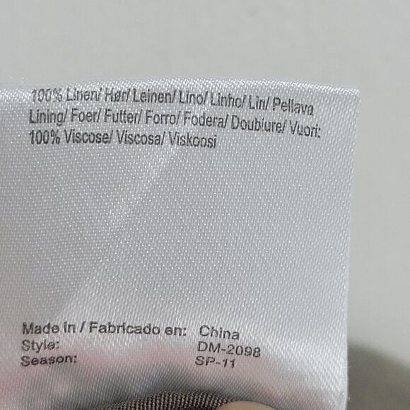 NoaāNoaā100%āLinenĀ KhakiāGreenāSkirt - Picture 9 of 10